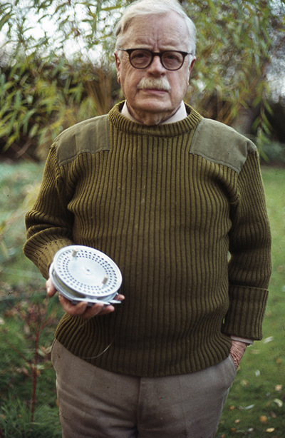 Denis Watkins-Pitchford, 'BB', with the reel Dick made for him